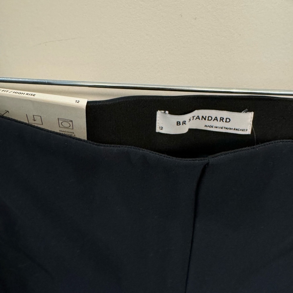 BANANAS REPUBLIC Stretch High Rise Pant (12) NAVY NEW W TAGS